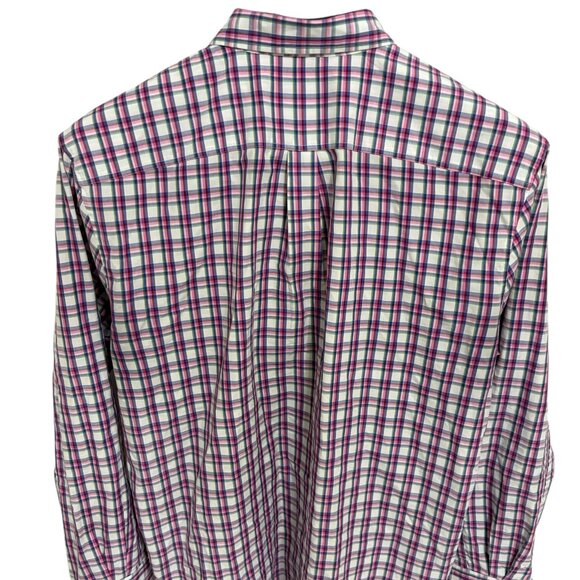 Johnnie O Shirt Mens XL Check Long Sleeve Button Down Casual Dress - Picture 6 of 6